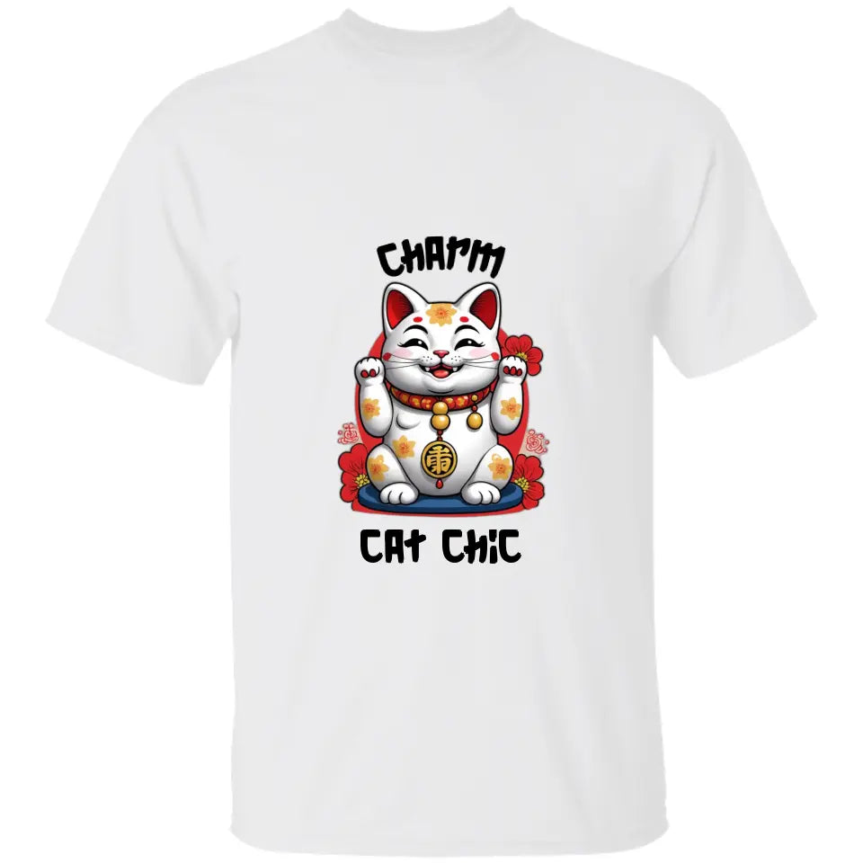 Charm Cat Chic Unisex Tshirt