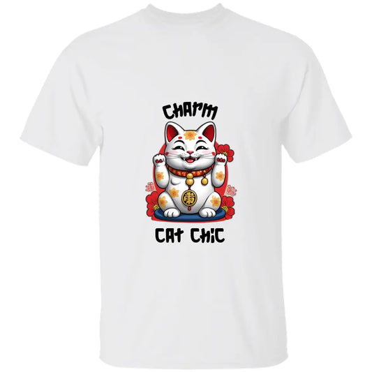 Charm Cat Chic Unisex Tshirt